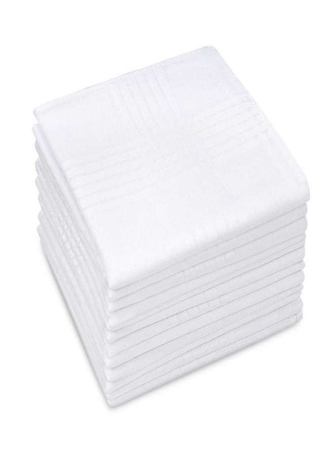 Selected Hanky Men's Handkerchiefs,100% Soft Cotton,White Classic Hankie Pack of 6 - Image 1